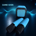 Kablosuz Çift Mikrofonlu Karaoke Bluetooth Hoparlör